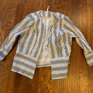 NWOT Navy and Creme Blazer